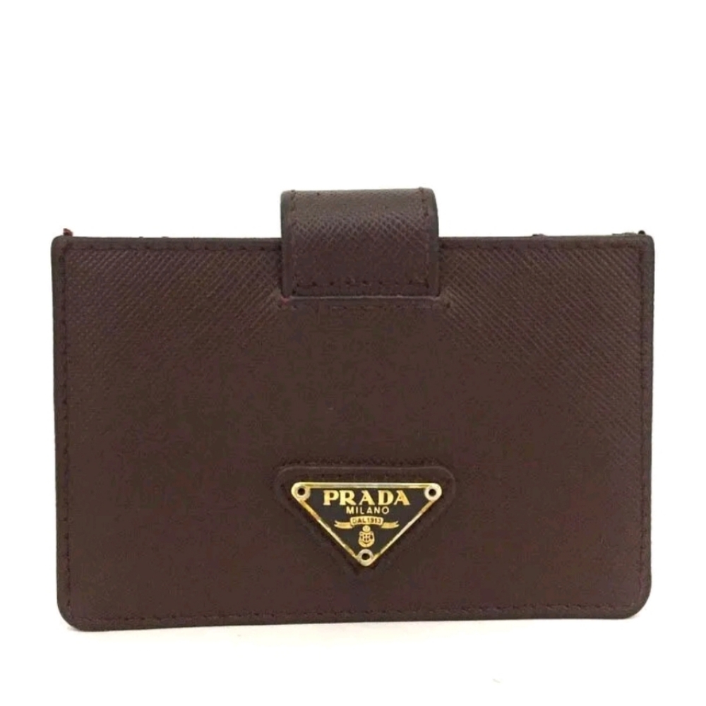 PRADA Saffiano Leather Card Case